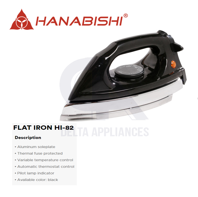 hanabishi flat iron price list