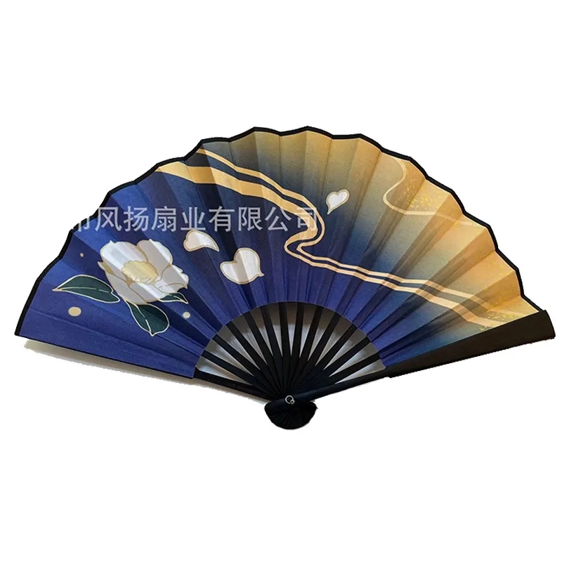 COD Genshin Kamisato Ayaka Folding Hand Fan DoubleSided Paper Fan