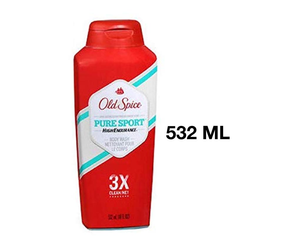 OLD SPICE PURE SPORT BODY WASH HIGH ENDURANCE 532 ML review and price