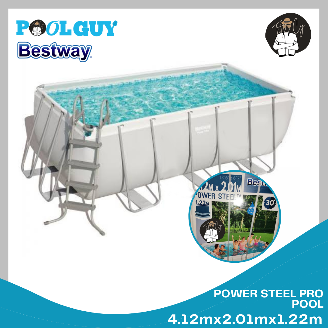 Bestway Titocy Power Steel Pro 4 12m X 2 01m X 1 22m 4 Feet Above Ground Pool Swimming Pool Not Intex Prism Not Ultra Not Xtr Portable Pool Lazada Ph