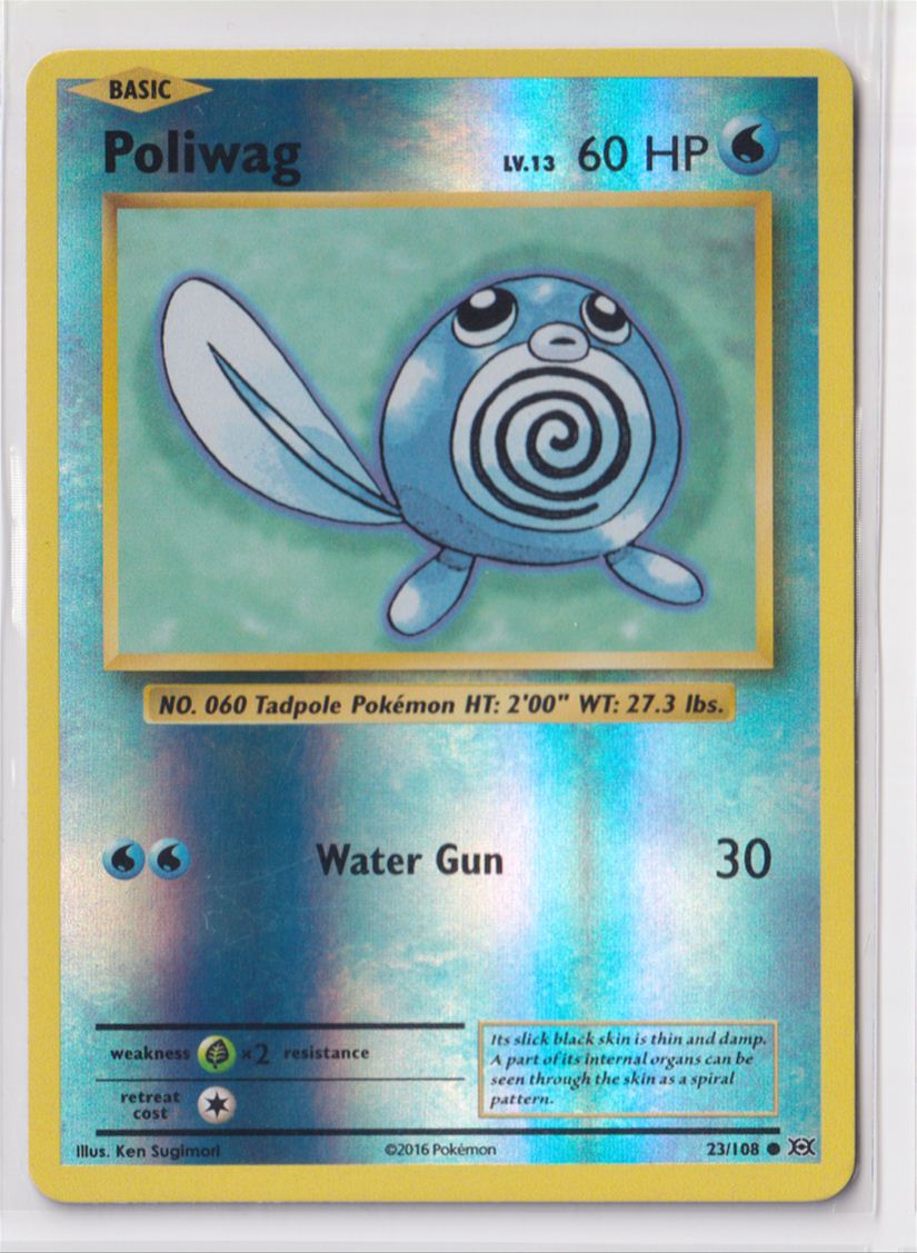 Poliwag 23/108 - Common Reverse Holo - XY: Evolutions (Pokemon Card) |  Lazada PH