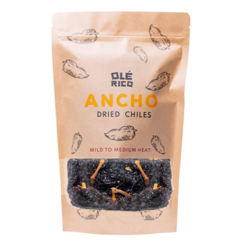 Dried Ancho Chiles Peppers, Great For Sauce, Chili, Stews, Soups, Mole, Tamales, Salsa and