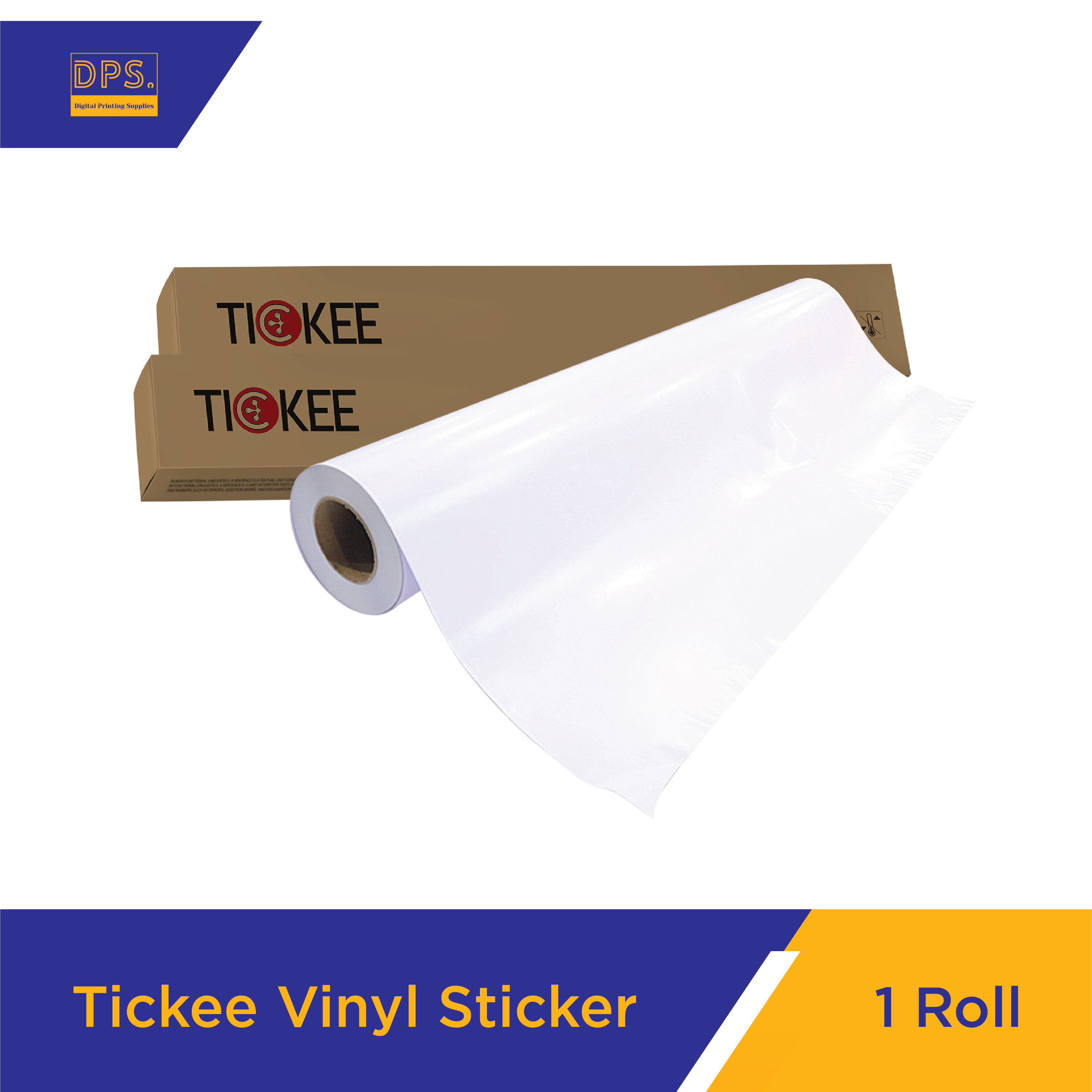 DPS Tickee TK80 Vinyl Sticker (Glossy 164ft x 3ft, 3.5ft , 4.2ft and 4 ...