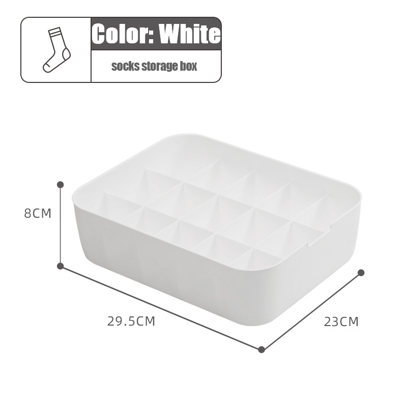 Closet Underwear Organizer Drawer Divider Underwear Storage Box /10