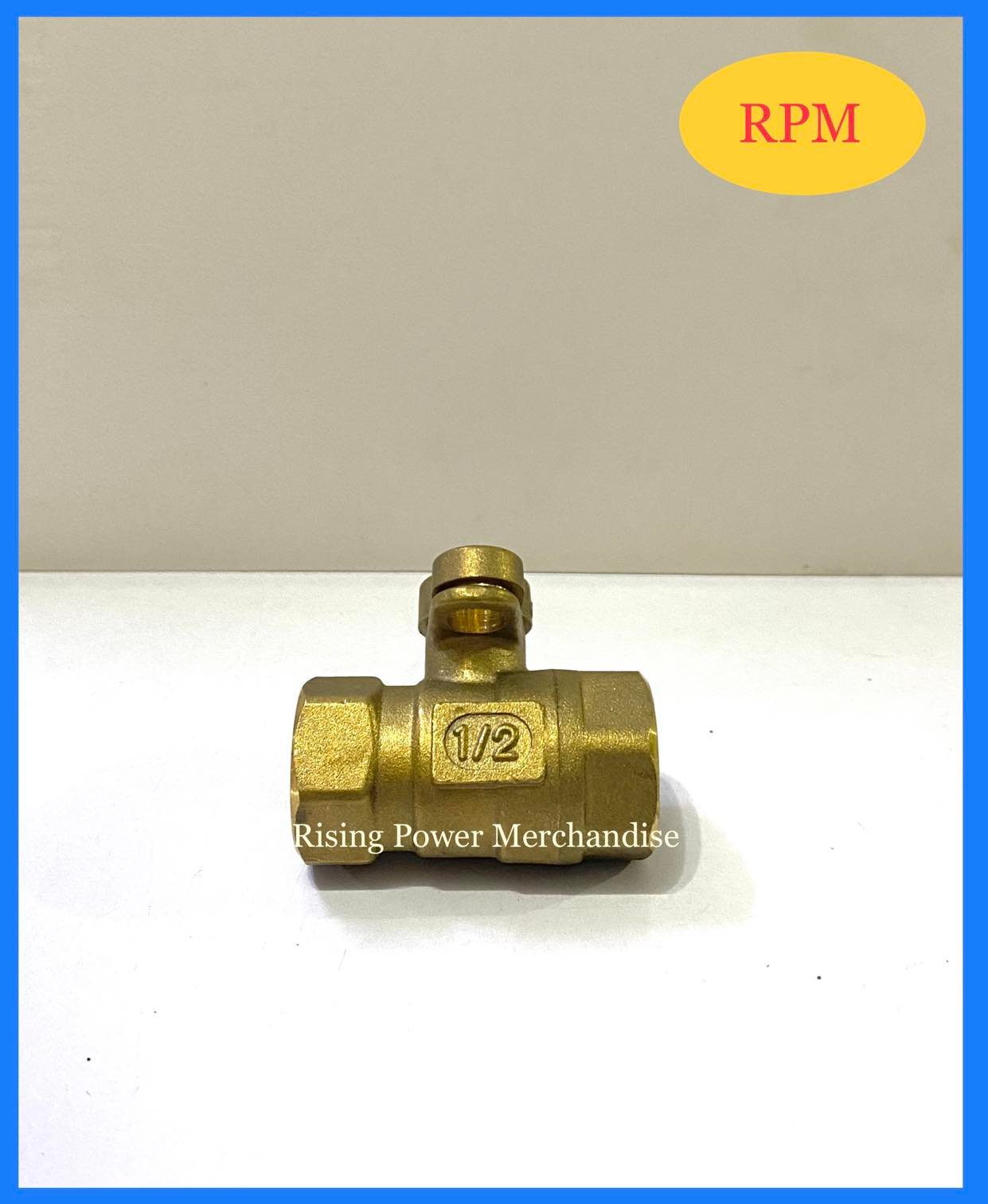 Brass Ball Valve with Lock Wing 1/2" for Water Meter ( 1pc ) Lazada PH