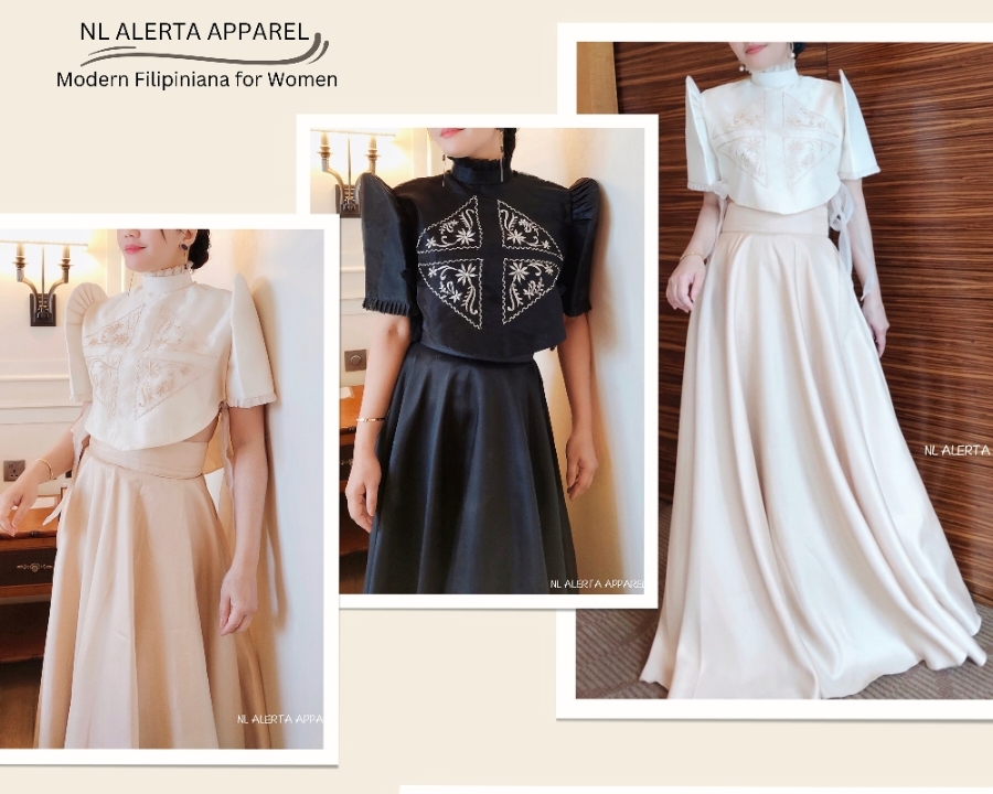 Modern filipiniana for outlet female