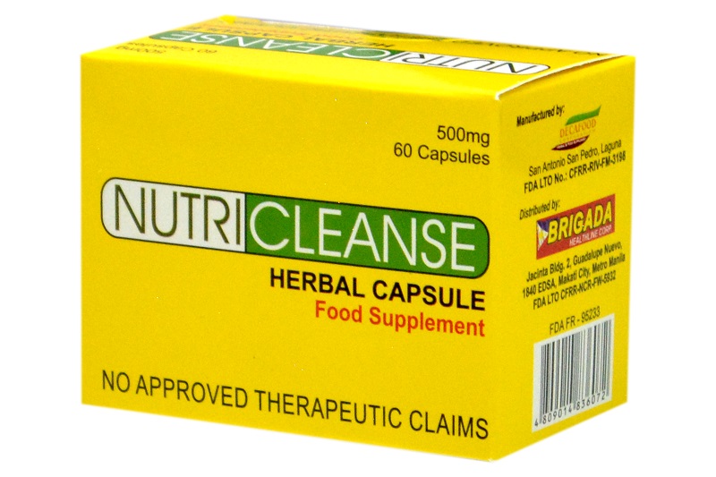 Nutricleanse Herbal Dietary Supplement Capsule 500mg Lazada PH