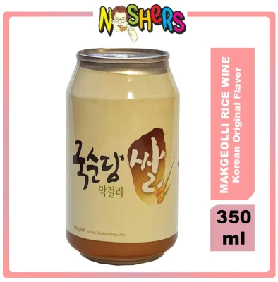 Noshers Kooksoondang Makgeolli Korean Traditional Rice Wine Drink Original Flavor 350ml