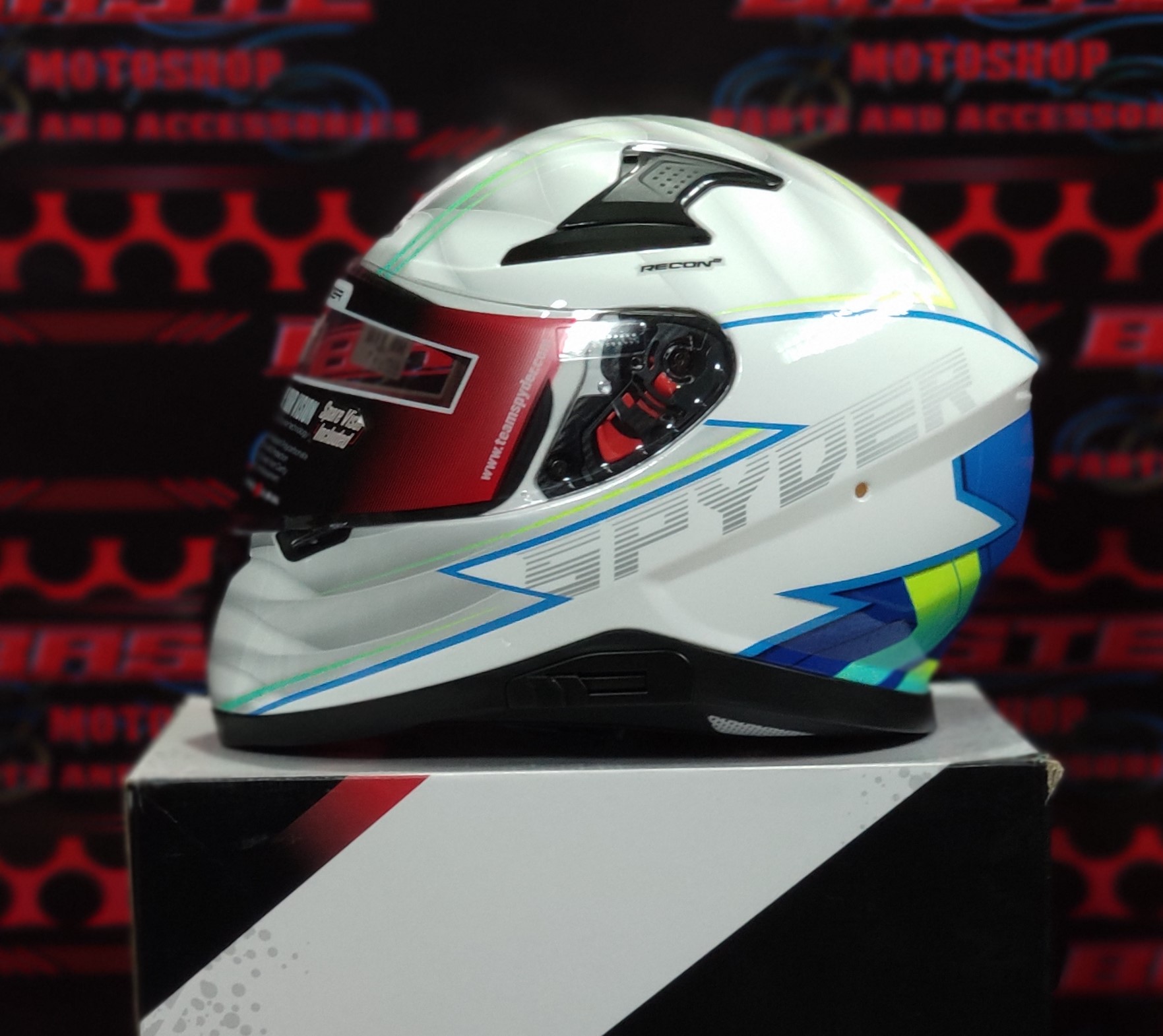 spyder recon 2 dual visor