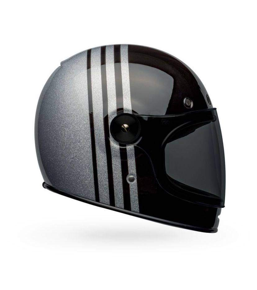 Bell BULLITT Reverb Gloss Black/Silver Flake Full-Face Motorcycle