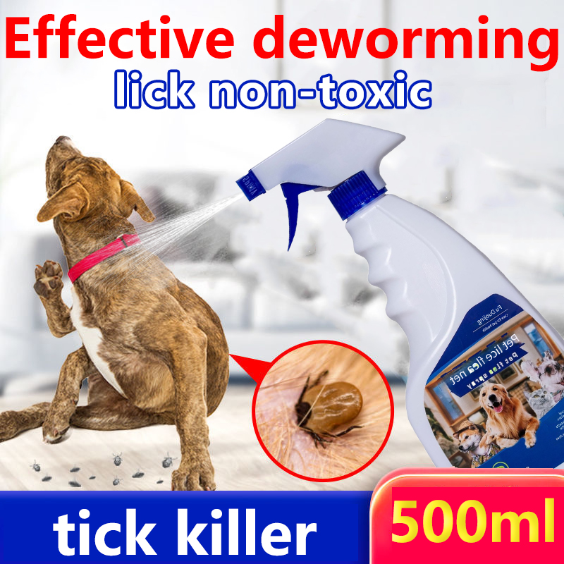 【Imported from America】Tick and Flea Killer For Dogs 500ml Safe, Non