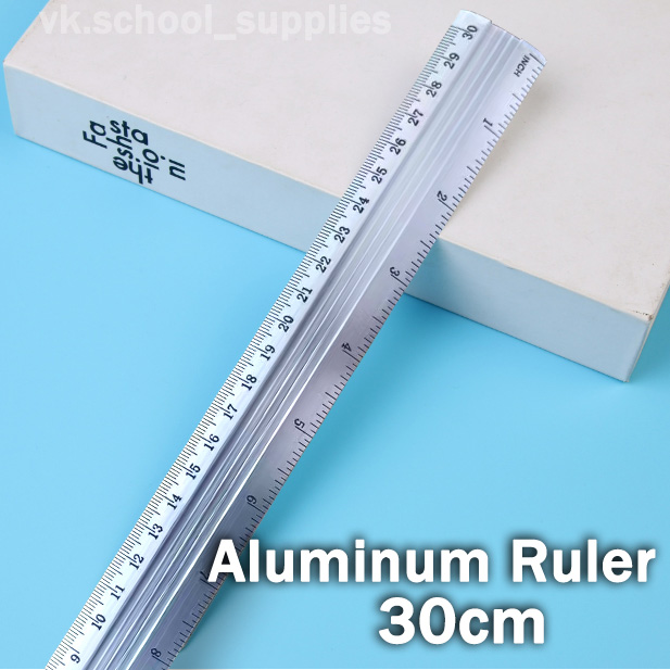 Stainless Steel Measuring Double-sided Scale Ruler 30cm/60cm High ...