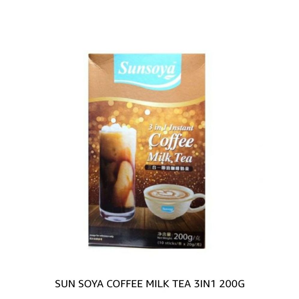 SUN SOYA COFFEE MILK TEA 3IN1 200G Lazada PH