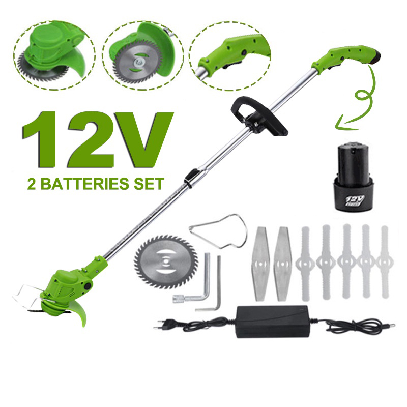 【COD】48V Electric Lawn Mower Grass Cutter Cordless Grass Trimmer