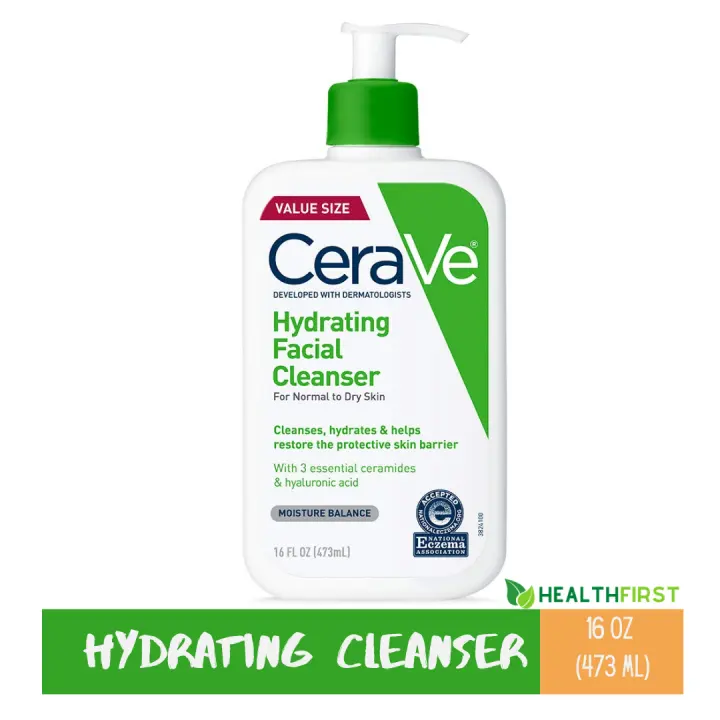 cerave moisture balance hydrating facial cleanser