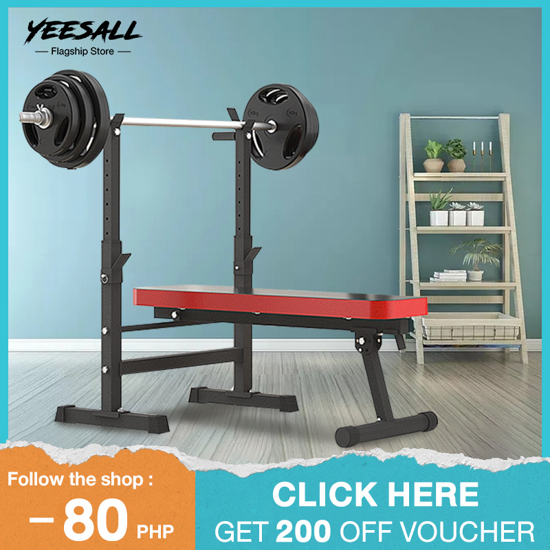 Yeesall Adjustable bench, barbell bench, dumbbell bench,weight lifting