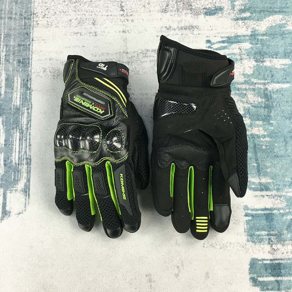 KOMINE GK167 Motorcycle Gloves Racing Carbon Fiber Full Finger Street