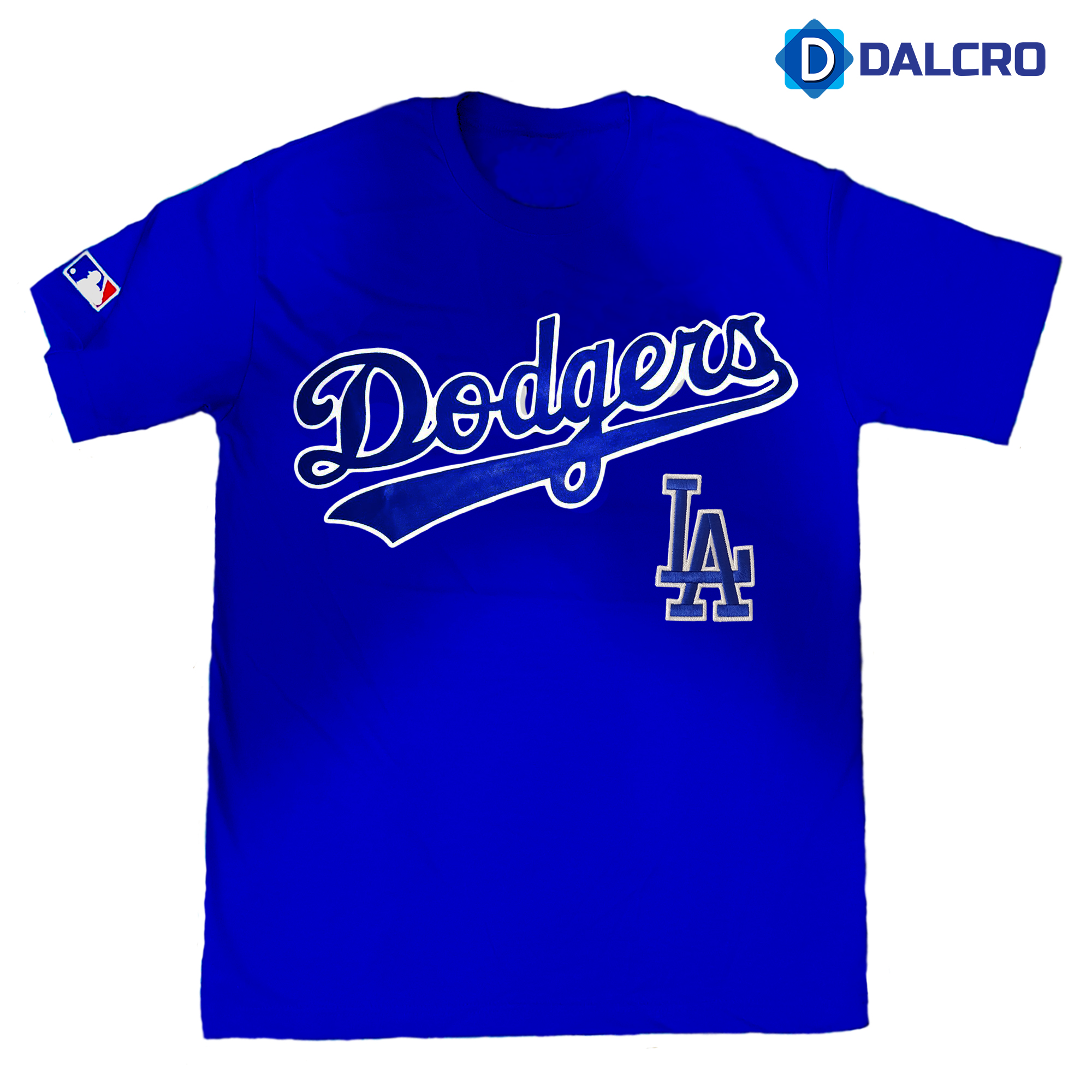MLB LA Dodgers Men's T-shirt with Embroidery, Rubberized Screen Print  Design tshirt for men, Shirt Tees, Good Quality T-Shirt Sale (Royal Blue)