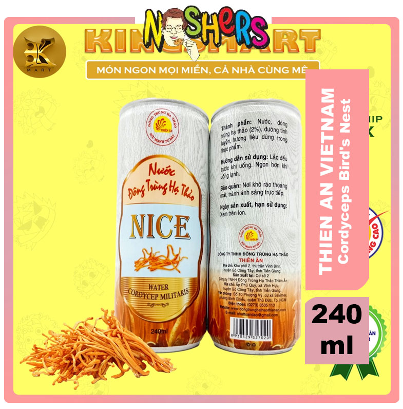 Noshers Thien An Nice Cordyceps Bird's Nest Water Healthy Drinks