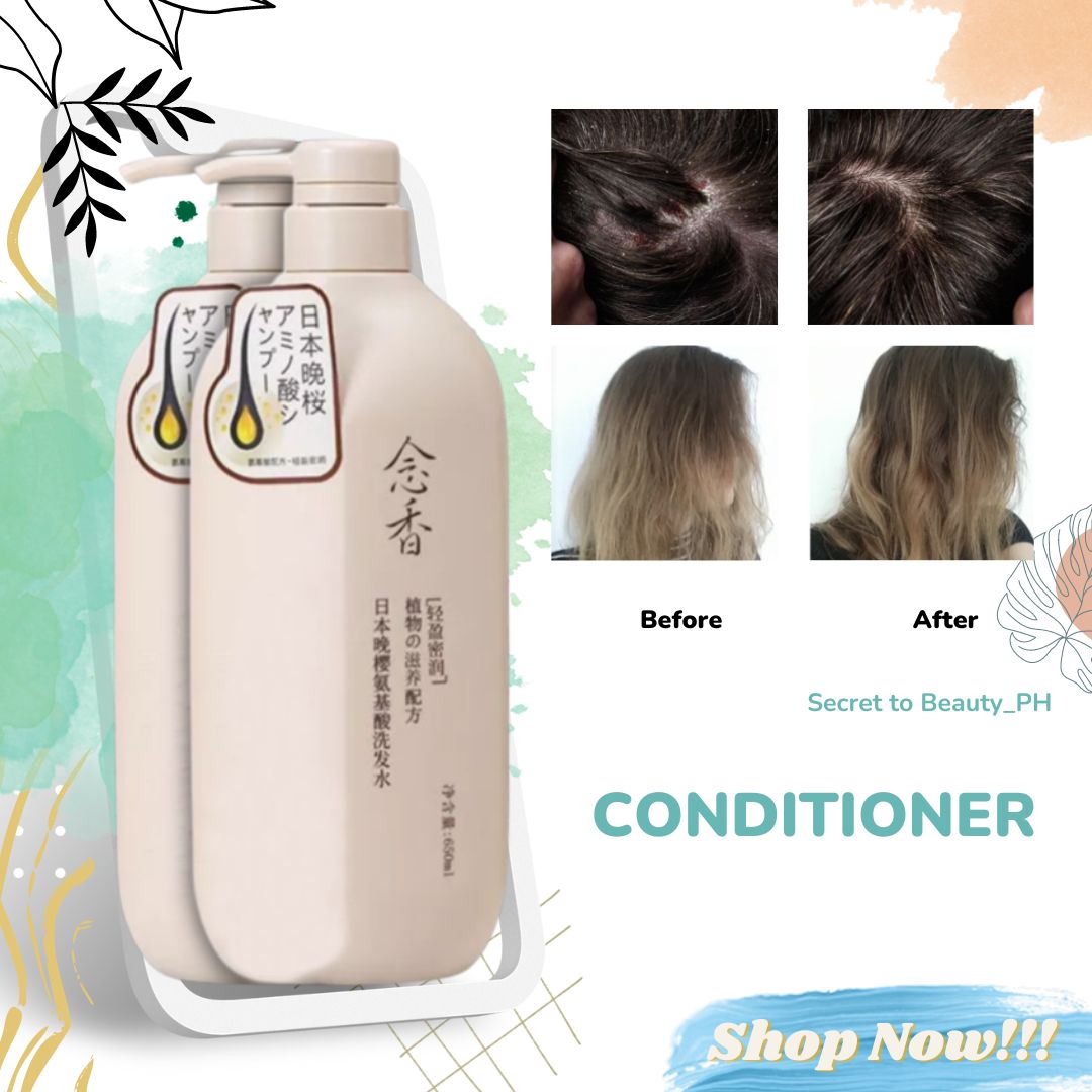 ORIGINAL AND AUTHENTIC Natural Japanese Sakura Shampoo and Conditioner Japan Hair Grower Anti