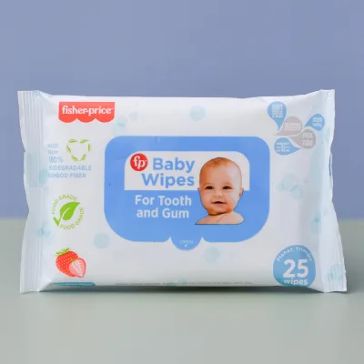 Fisher Price Wet Wipes Tooth & Gum 25 Sheets