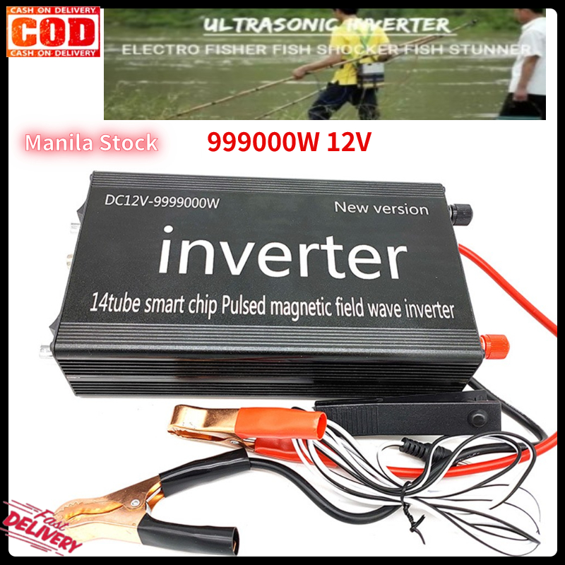 ✣DC12V 99900W Ultrasonic Inverter Electronic Fisher High Power Fishing  Machine Electric Inverter
