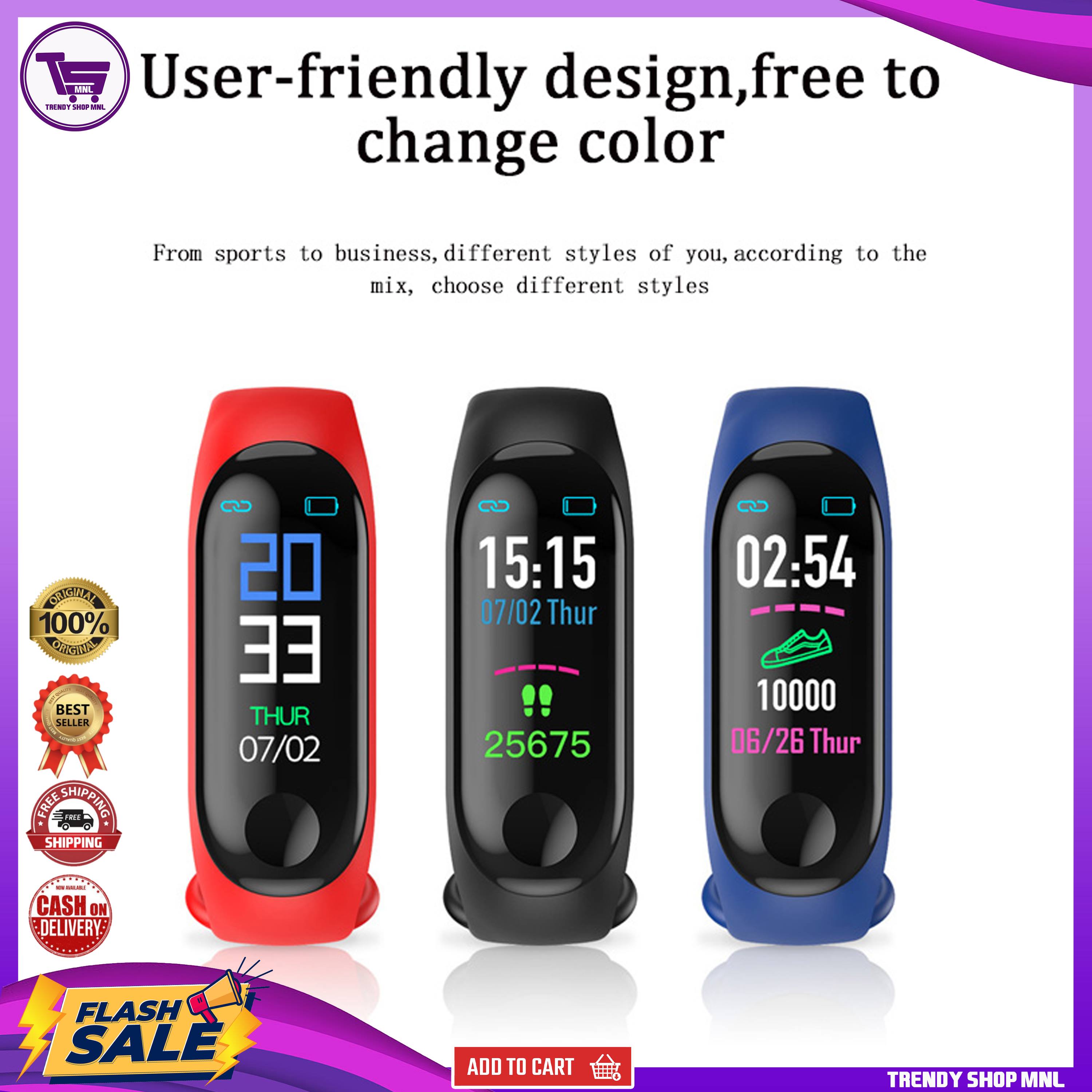 M3 Intelligence Bluetooth Health Wrist Smart Band Watch Monitor/Smart  Bracelet/Health Bracelet at Rs 250/piece | mobile accessories in Aurangabad  | ID: 21071572055
