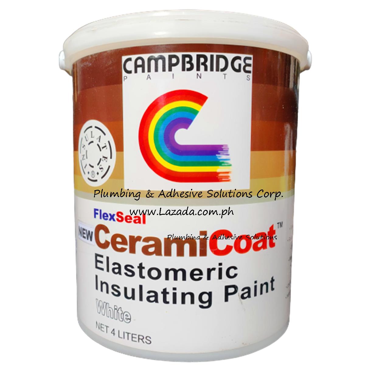 Campbridge Ceramicoat GALLON Heat Insulating Paint Insulation Paint Heat  Reflective Paint Heat Absorbing Paint Thermal Paint