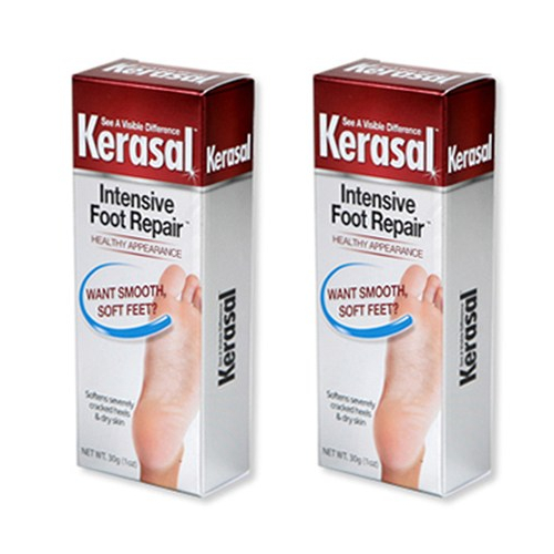 Kerasal Intensive Foot Repair, Skin Healing Ointment for Cracked Heels