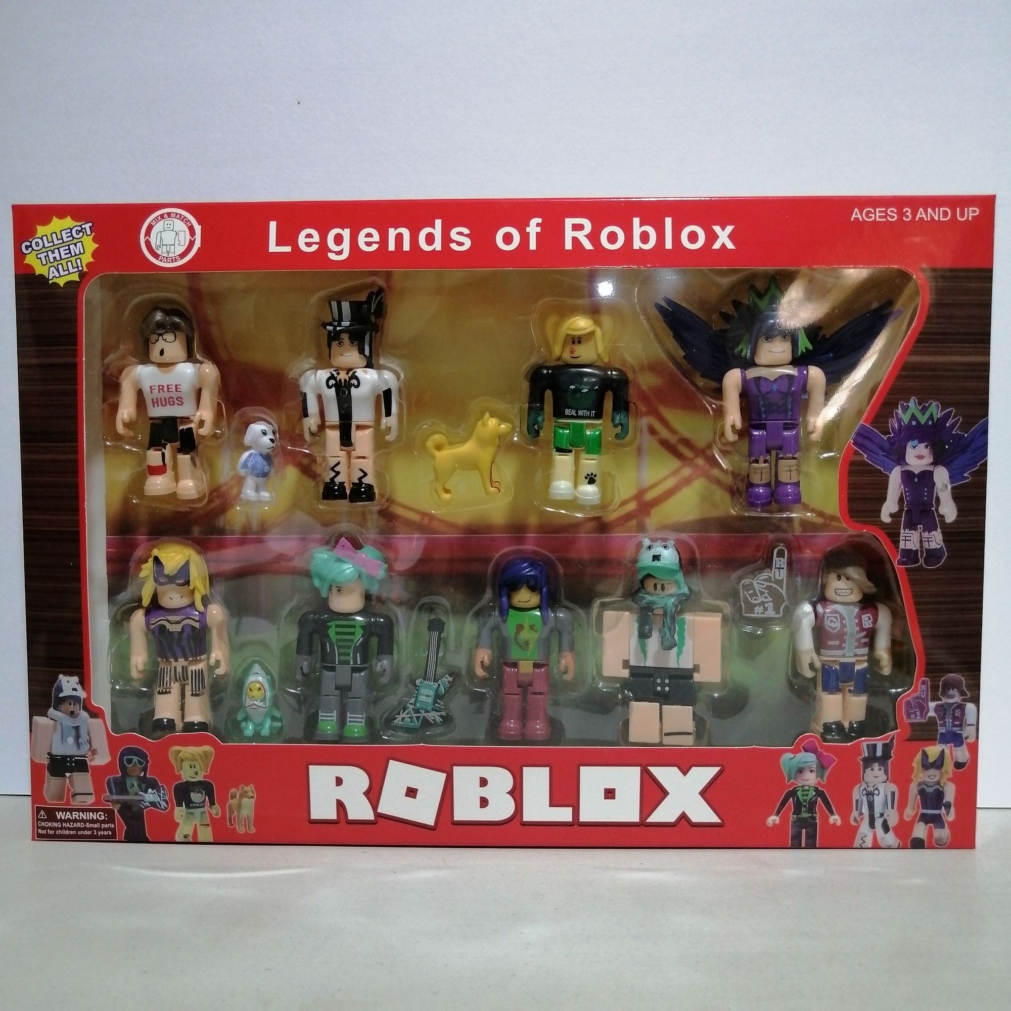 9 Pcs Roblox Toys Famous Characters Legends Of Roblox Lazada Ph - legends of roblox toy