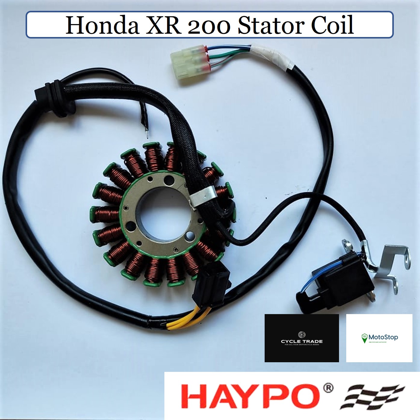 thumbnail image 2 of Caltric Stator Pulse Pickup Coil & Gasket For Honda XR200 XL200R 1983-1984 2 of 6
