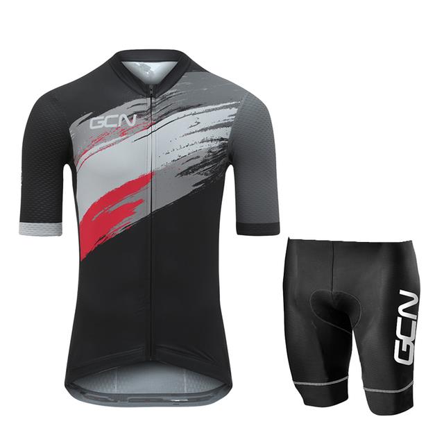 2021 Red GCN Cycling Team Jersey 19D New Bike Shorts Suit Ropa Ciclismo ...