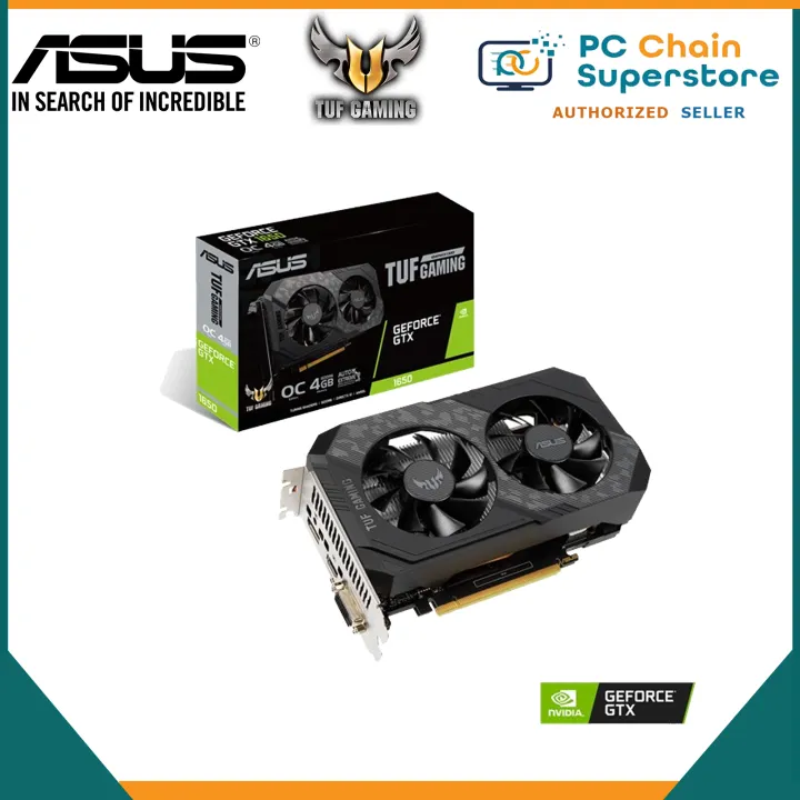 Asus Tuf Gaming Geforce Gtx 1650 Oc Edition 4gb Gddr6 Graphics Card Tuf Gtx1650 O4gd6 P Gaming Lazada Ph