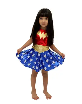 Quần áo siêu anh hùng nữ, Tut, hóa trang Halloween (tuổi 3-9), Diana, 2020