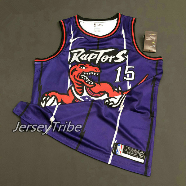 Retro Toronto Raptors No . 15 Vince Carter Jersey Conjuntos De