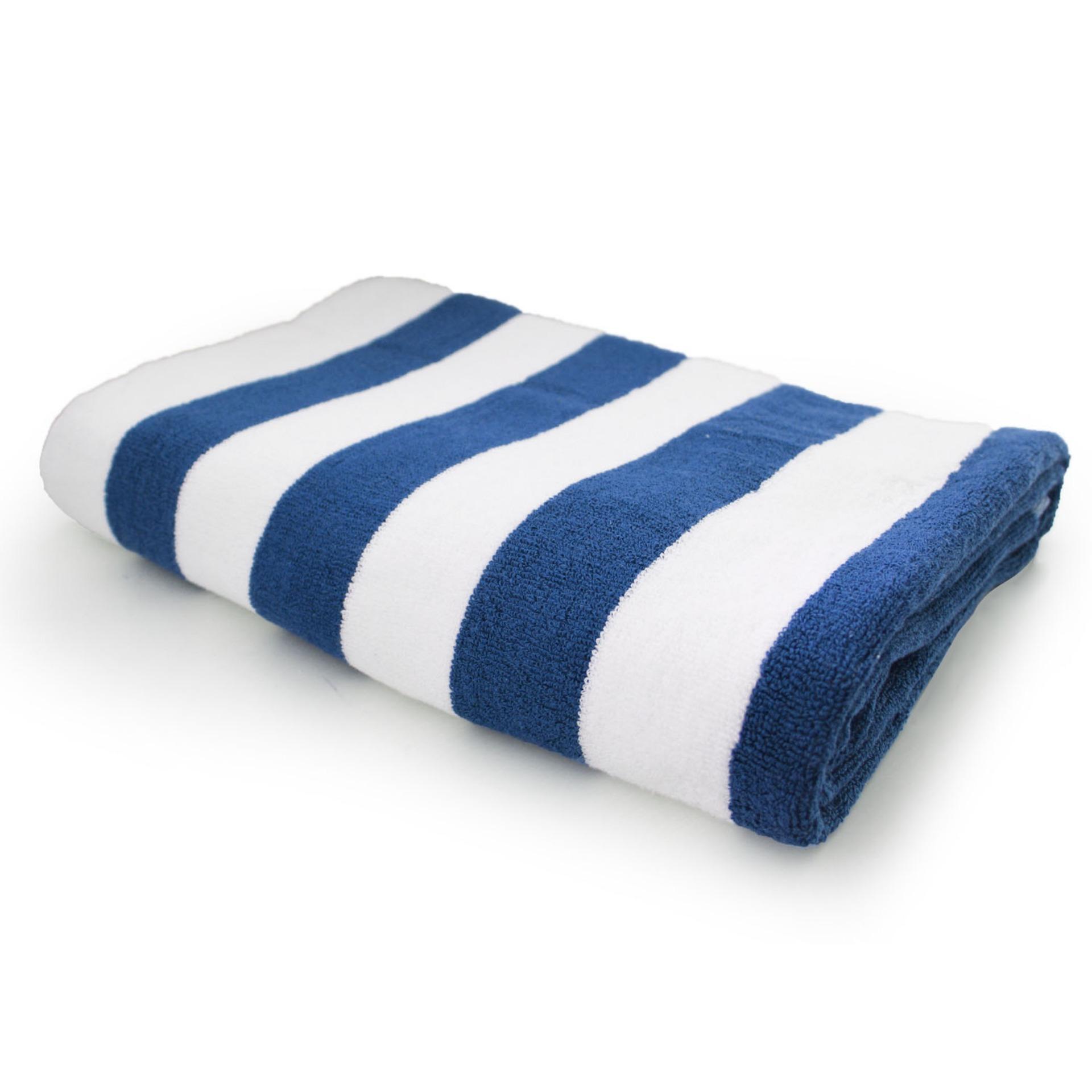 blue beach towel