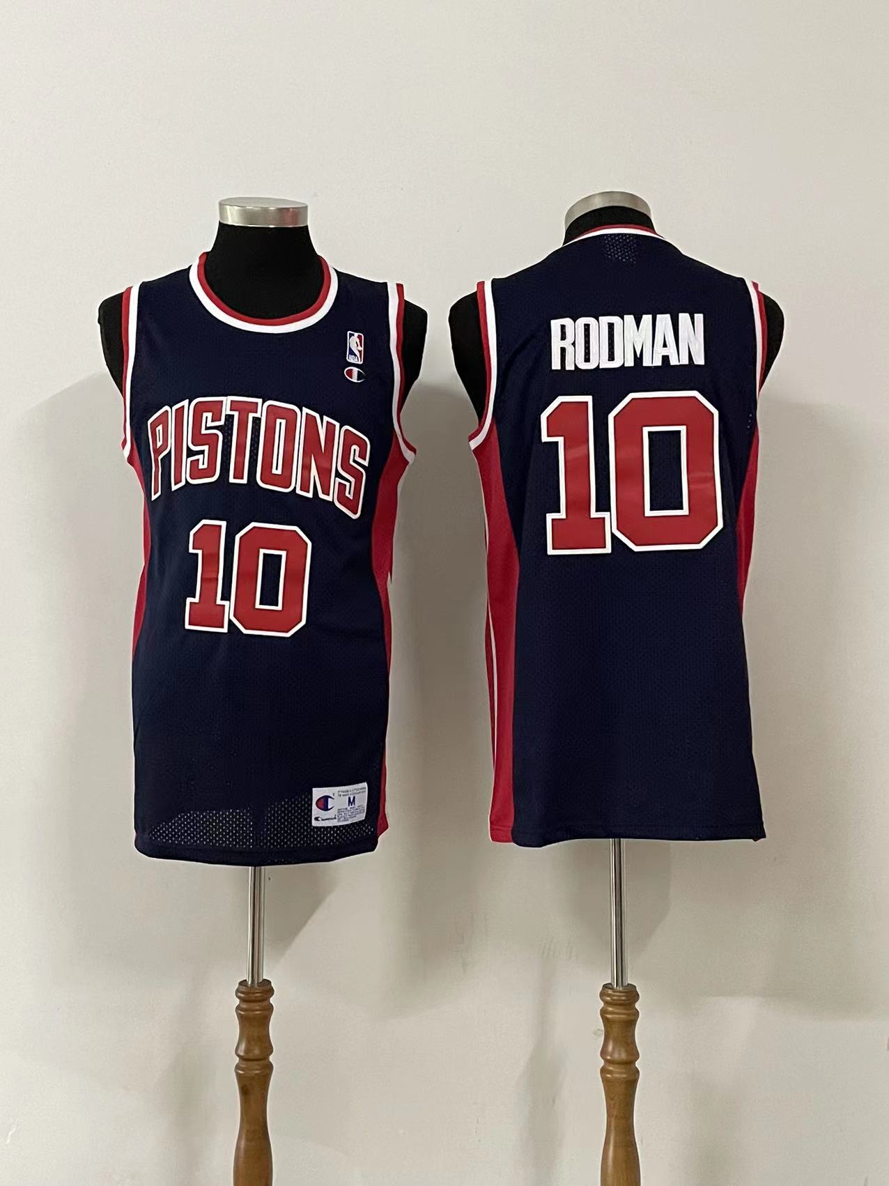 NBA Swingman Jersey Detroit Pistons Road 1988-89 Dennis Rodman #10 –  Broskiclothing