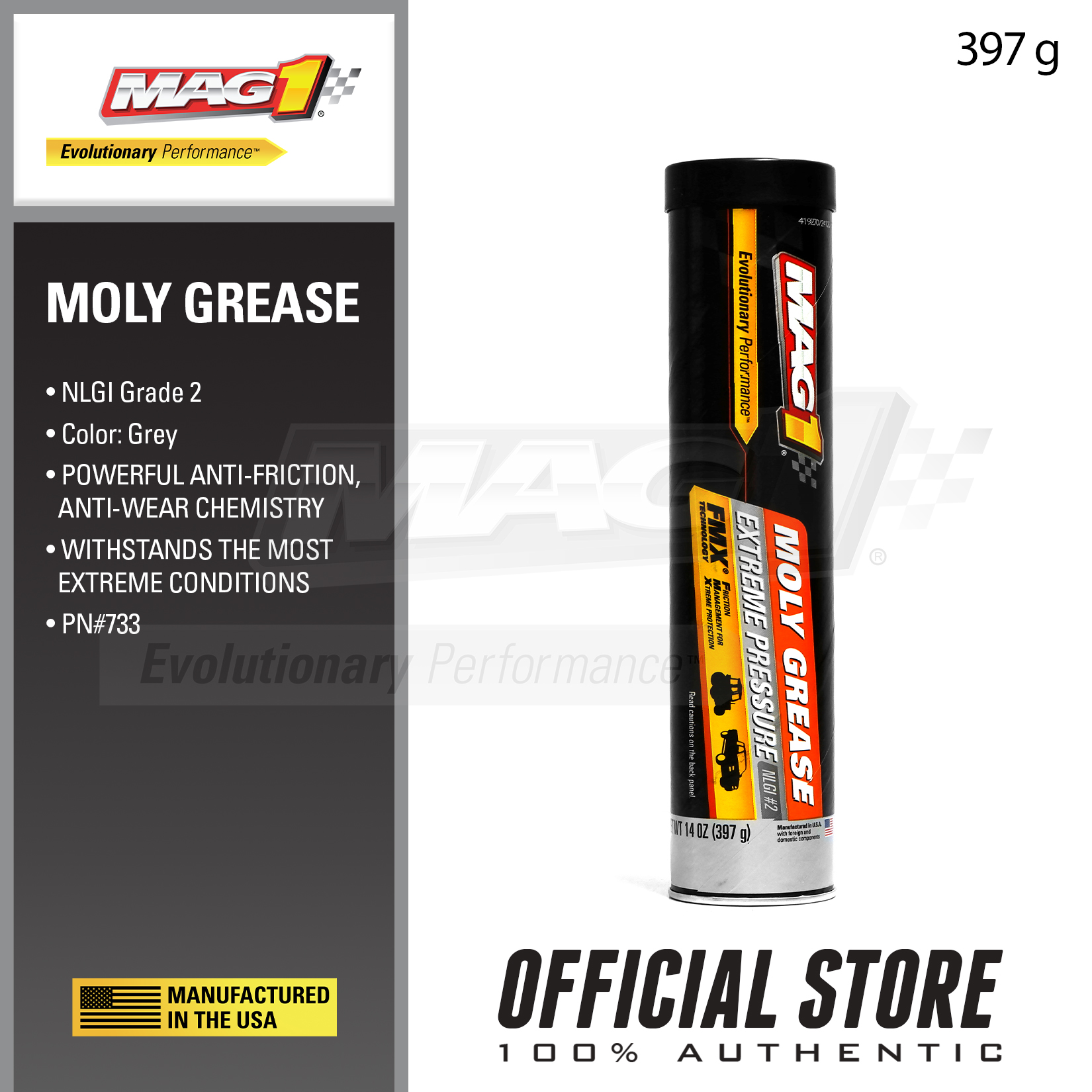 MAG 1 Super Lithium EP Moly Grease 14oz (397g) MAG1 PN733 Lazada PH