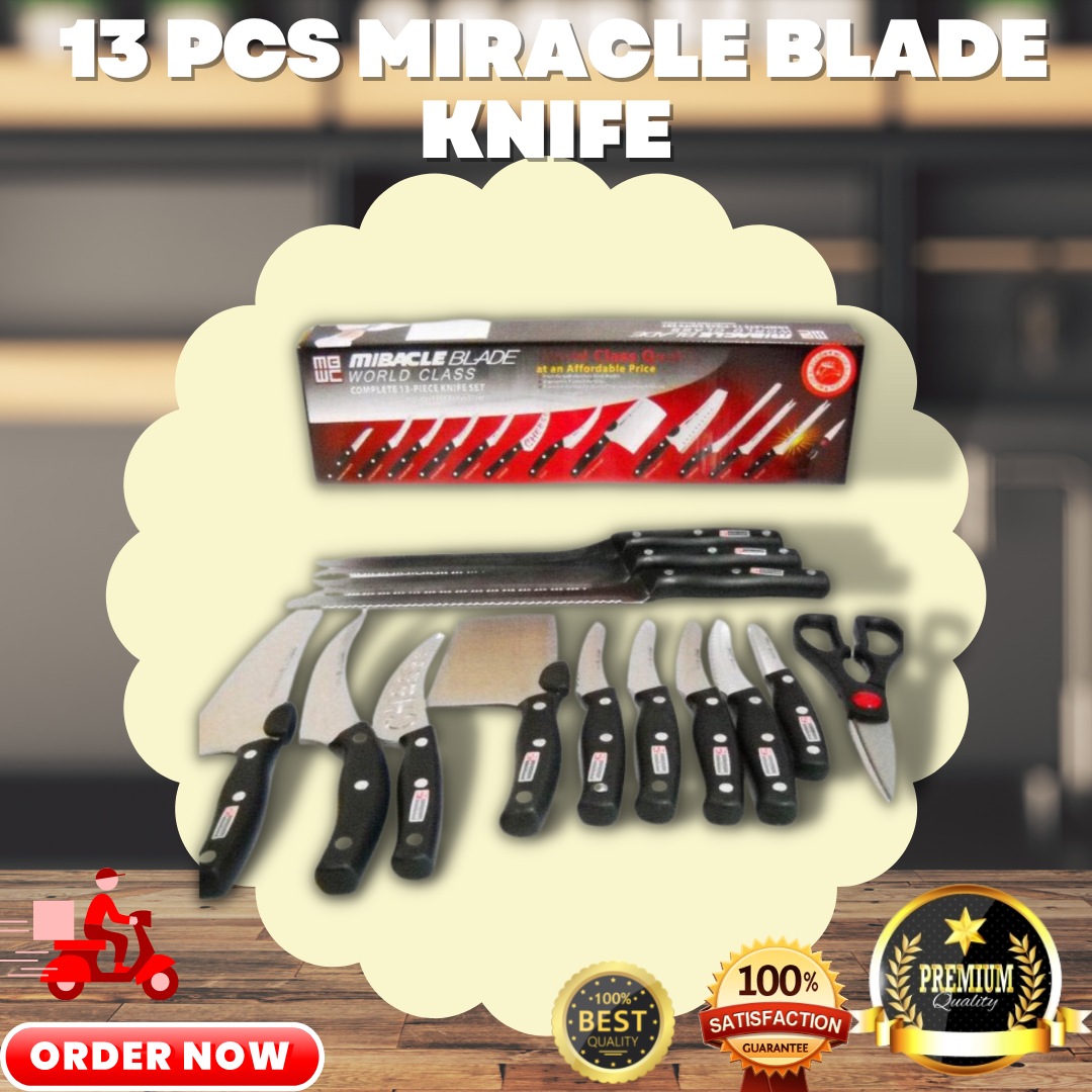 13PCS MIRACLE BLADE KNIFE SET Lazada PH
