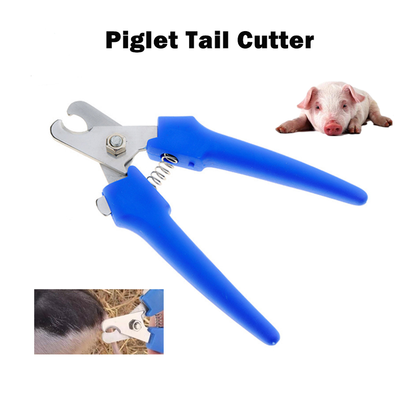 Manual Piglets Tail Cutting Pliers Pig Hog Tail Cutter Farm Animal