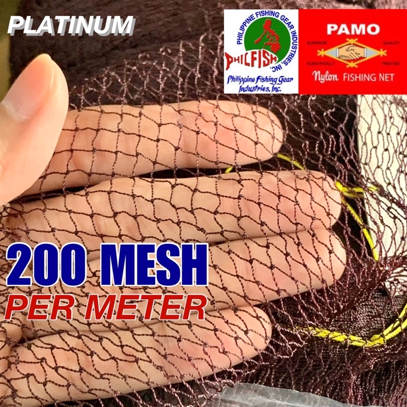 Per Mtr PAMO / TORAY Multifilament Fishing Net Lambat Nylon Twine