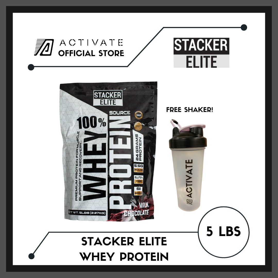 Stacker Elite Whey Protein 68 servings, 24g of protein Lazada PH