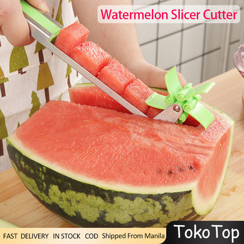 Windmill Watermelon Cutter, Melon Kitchen Fruit Knife Slicer 【SALE／55OFF】