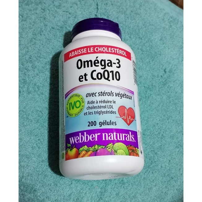ber Natutrals Omega3 & CoQ10 With Plant Sterols 200Softgels Lazada PH
