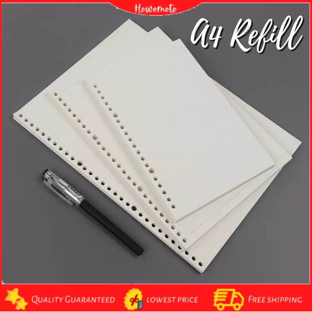 A4 Refill LooseSheet Core Replacement Paper Loose 30 holes Horizontal