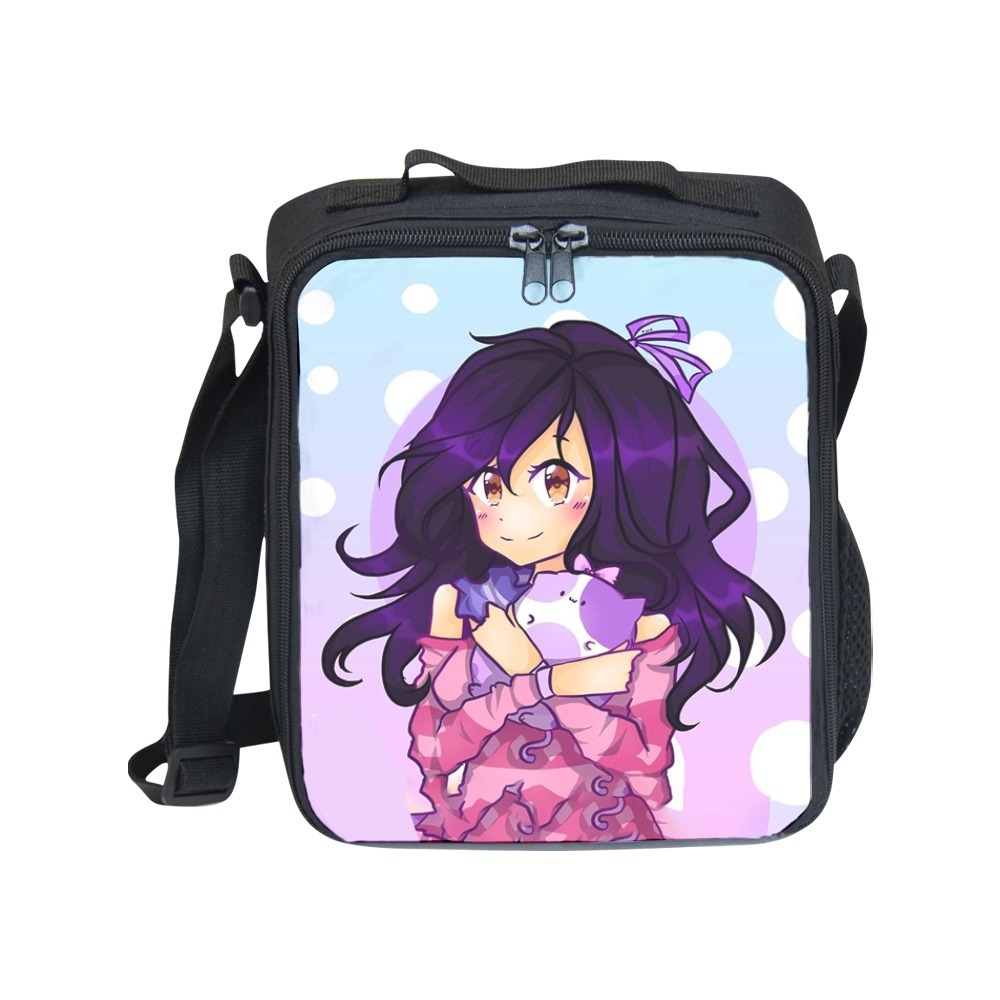 Girls Aphmau 3D Insulated Lunch Bag School Picnic Travel Snack