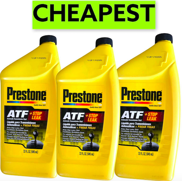 3pc PRESTONE ATF Fluid Stop Leak automatic transmission fluid dexron