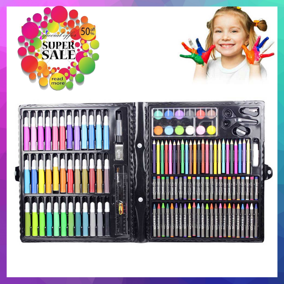 HappyDeals Super Mega Kid's ART Coloring Set