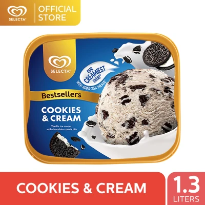 Selecta Cookies and Cream Ice Cream 1.3L