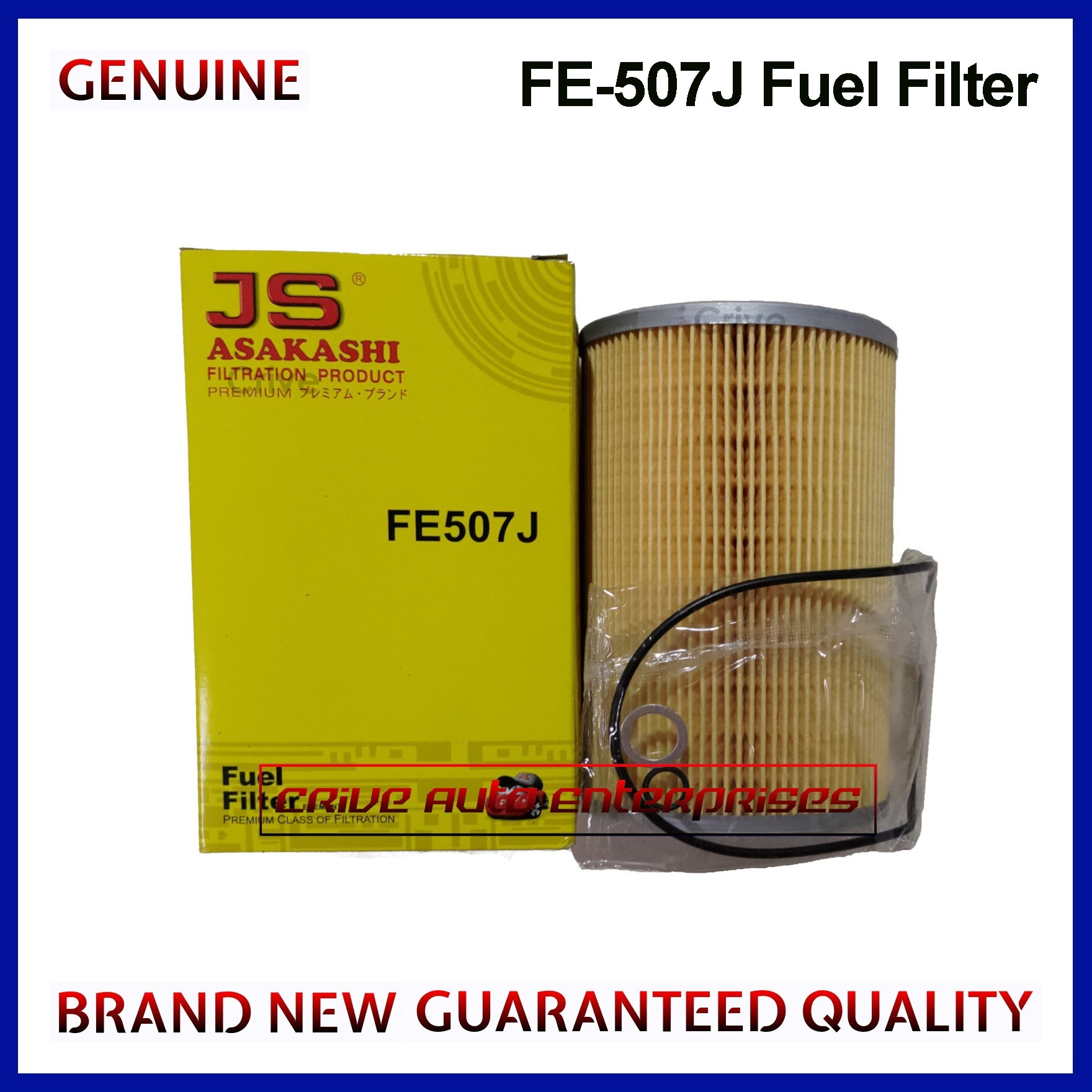 ORIGINAL JS FE-507J Fuel Filter for Isuzu Bus [8PE1, 8PF1, 10PC1